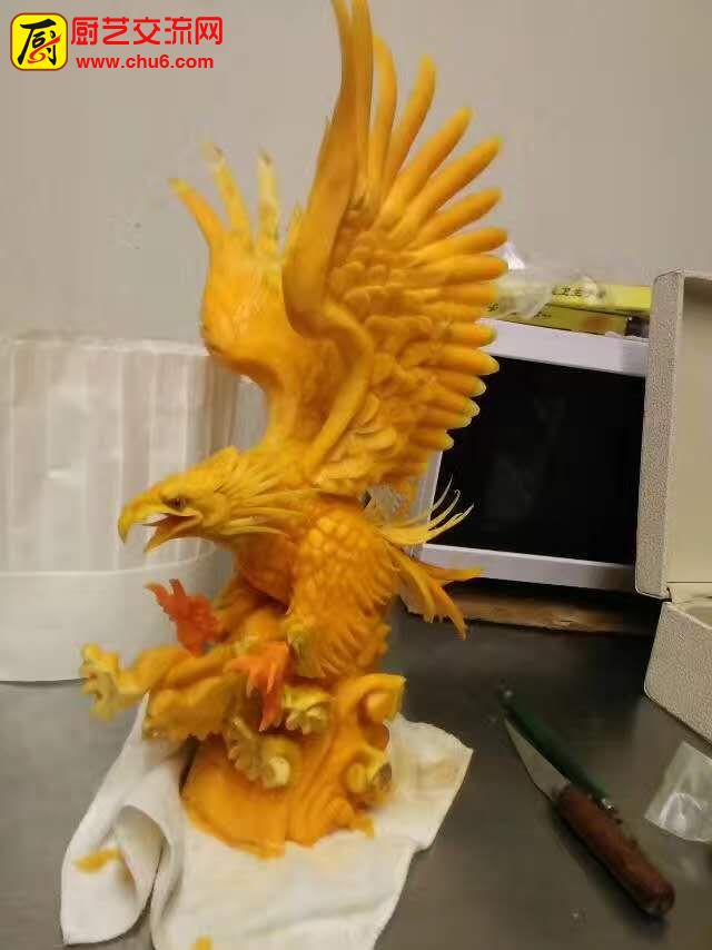 食品雕刻 鹰