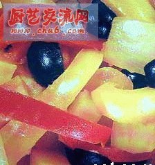 红果拌梨丝