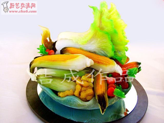 琼脂雕作品;收获.jpg