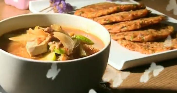 辣白菜煎饼