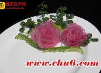 菜肴装饰 实战之插花教程！