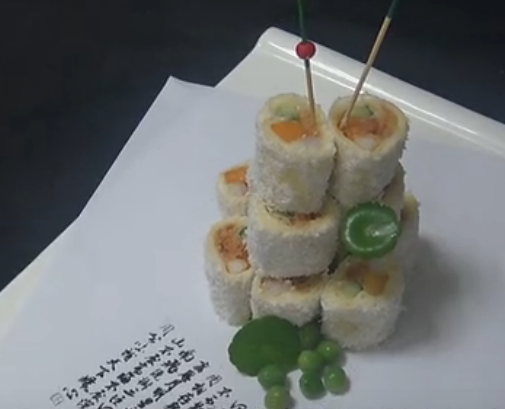 椰蓉果味卷