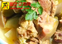 三蔬煮羊肉