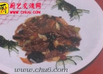老派菜肴围边图