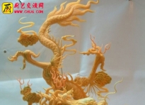 薛辉精细南瓜雕