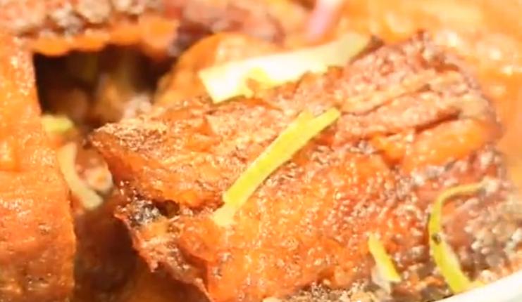 酥焖带鱼烧豆腐