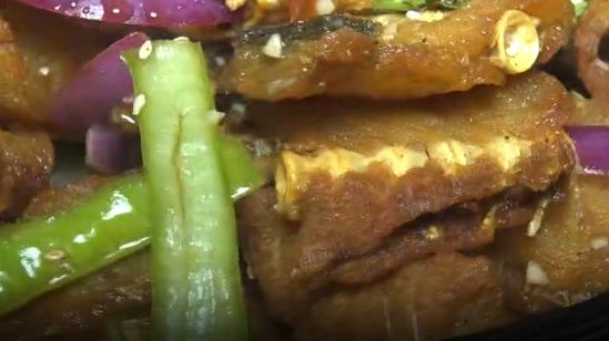 酥拌鱼骨