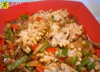 香辣鱿鱼卷，辣味爆鲜犹  有视频